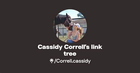 cassidy correll leaks|Cassidy Correll’s link tree 